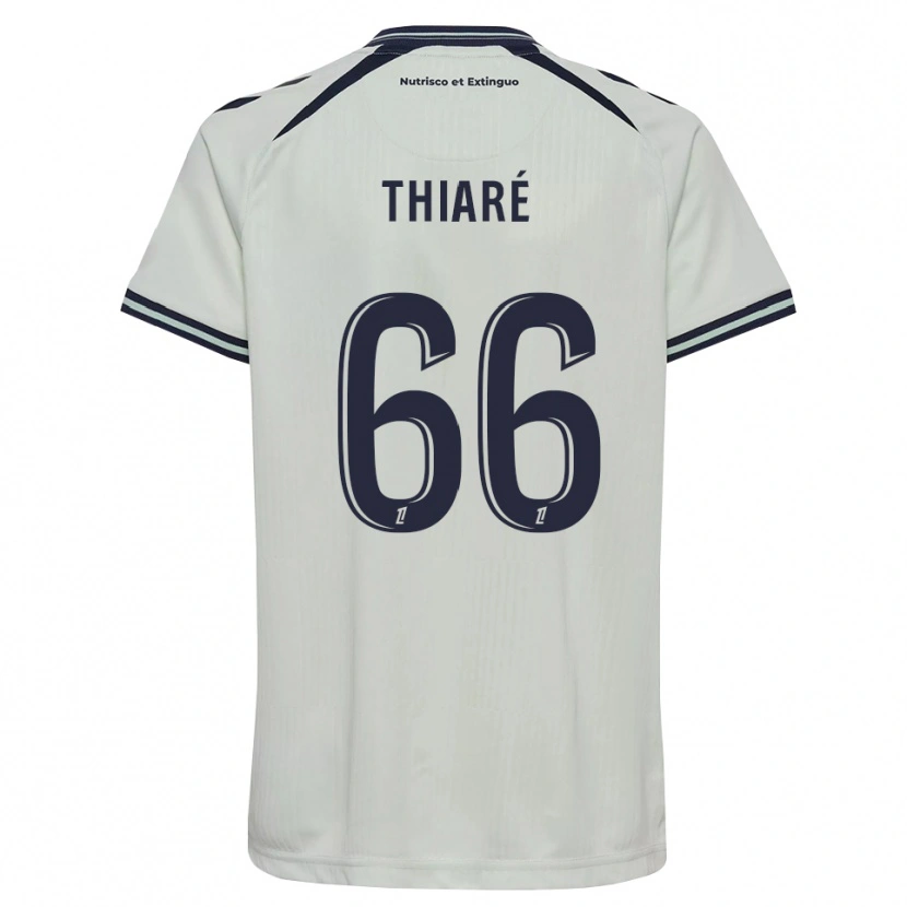 Danxen Criança Camisola Aliou Thiaré #66 Azul Meia-Noite Branco Alternativa 2026/27 Camisa Brasil
