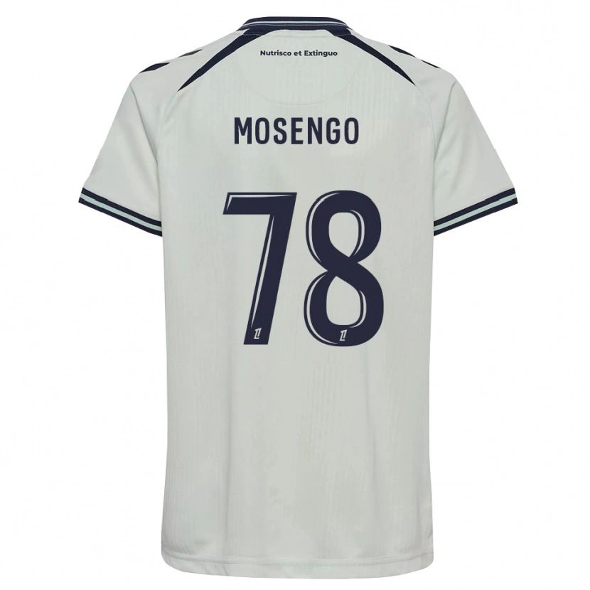 Danxen Criança Camisola Daren Mosengo #78 Azul Meia-Noite Branco Alternativa 2026/27 Camisa Brasil