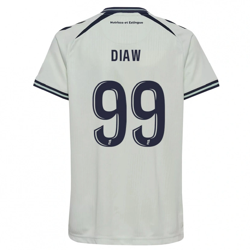 Danxen Criança Camisola Mory Diaw #99 Azul Meia-Noite Branco Alternativa 2026/27 Camisa Brasil