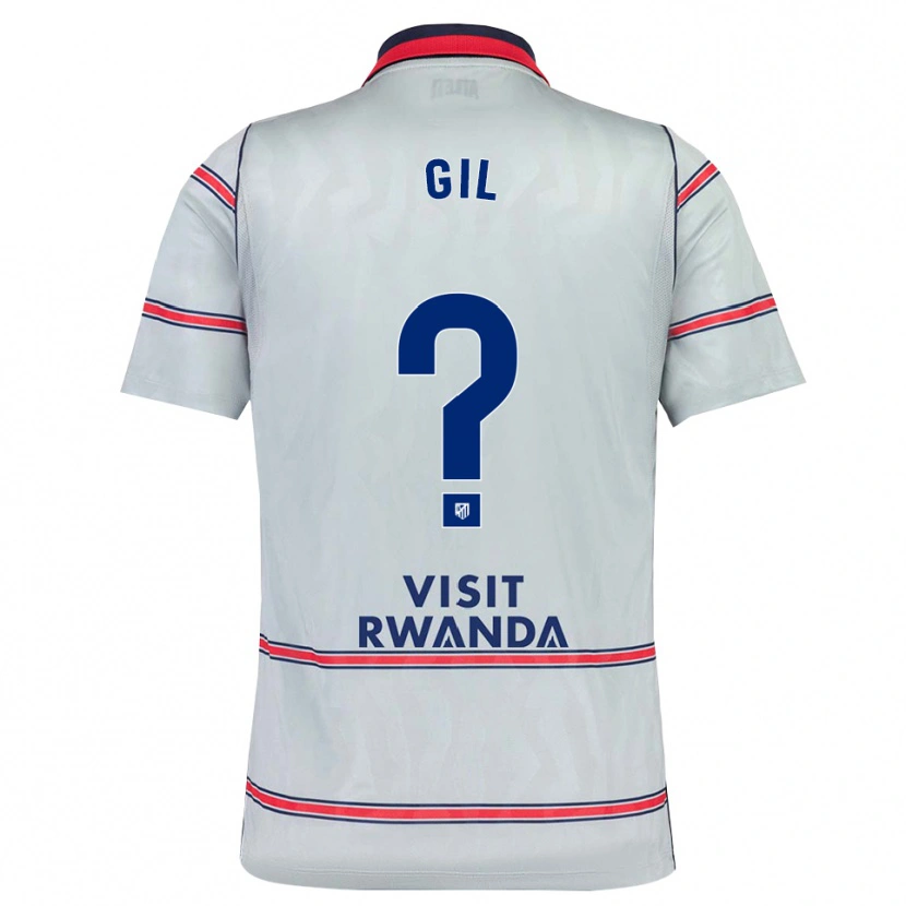 Danxen Criança Camisola Luis Gil #0 Cinza Vermelho Azul Marinho Terceiro 2026/27 Camisa Brasil
