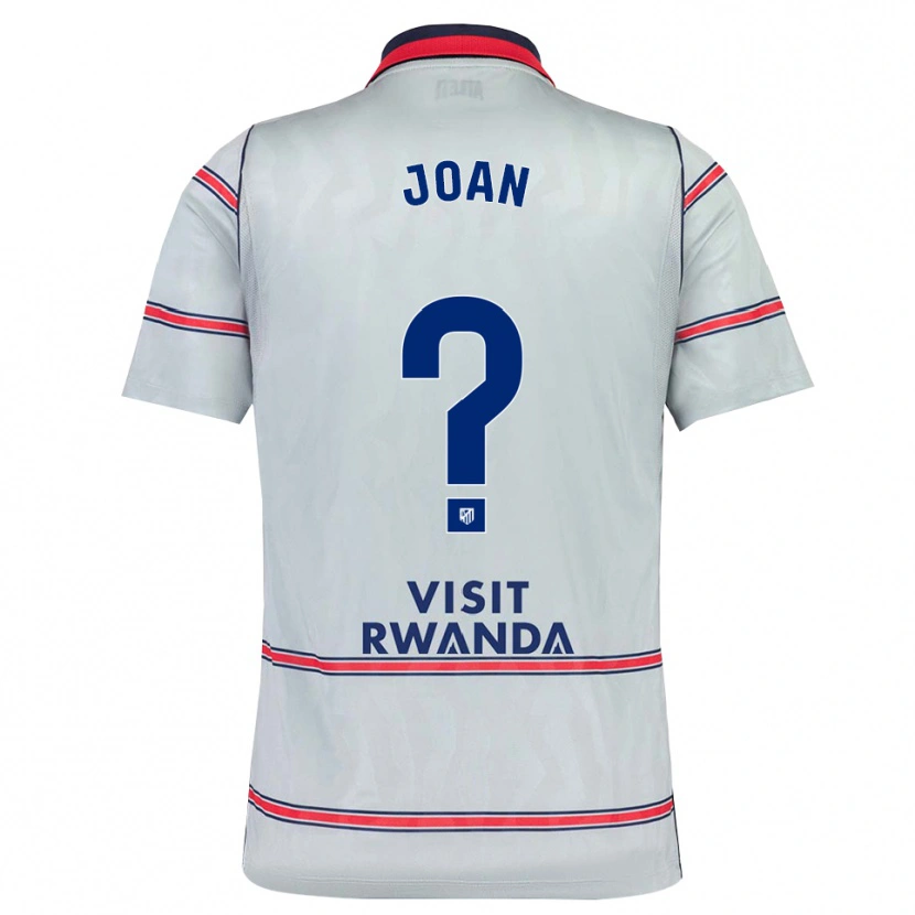 Danxen Criança Camisola Joan López #0 Cinza Vermelho Azul Marinho Terceiro 2026/27 Camisa Brasil