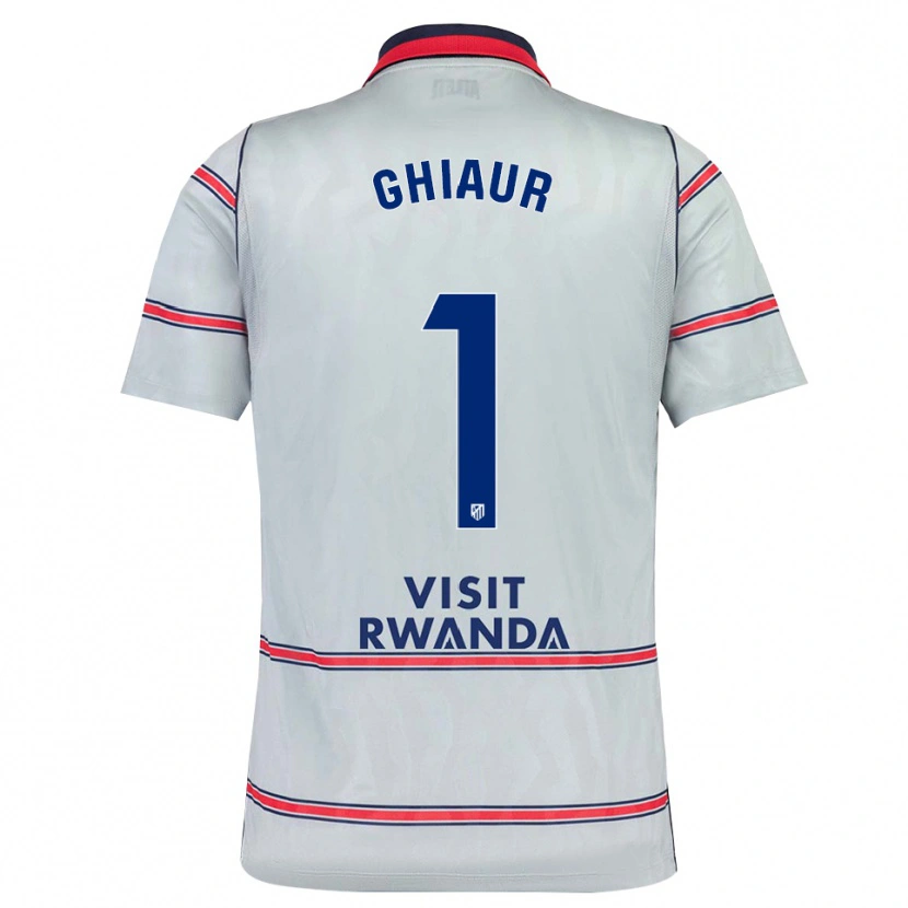 Danxen Criança Camisola Octavian Ghiaur #1 Cinza Vermelho Azul Marinho Terceiro 2026/27 Camisa Brasil