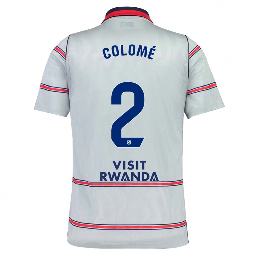 Danxen Criança Camisola Jan Colomé #2 Cinza Vermelho Azul Marinho Terceiro 2026/27 Camisa Brasil