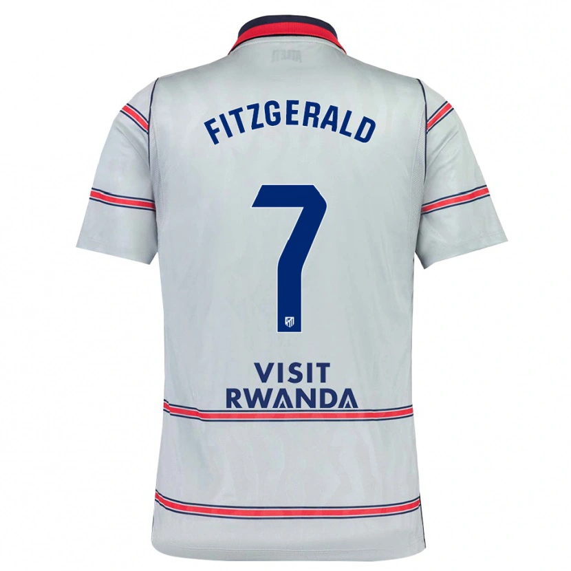 Danxen Criança Camisola Daniel Fitzgerald #7 Cinza Vermelho Azul Marinho Terceiro 2026/27 Camisa Brasil