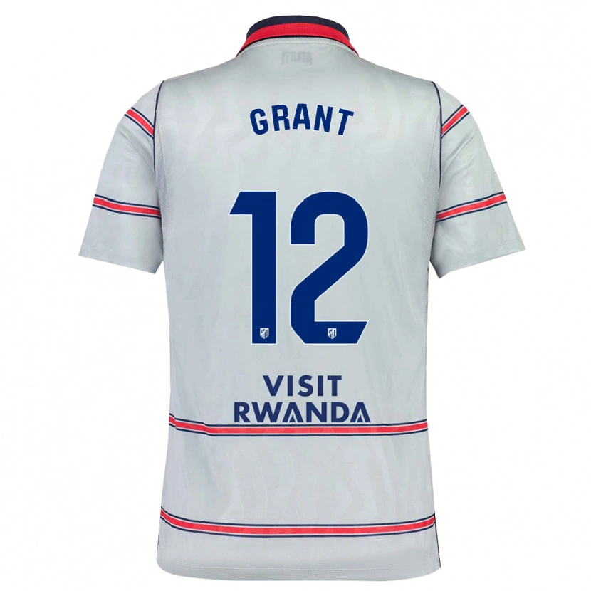 Danxen Criança Camisola Cristian Grant #12 Cinza Vermelho Azul Marinho Terceiro 2026/27 Camisa Brasil