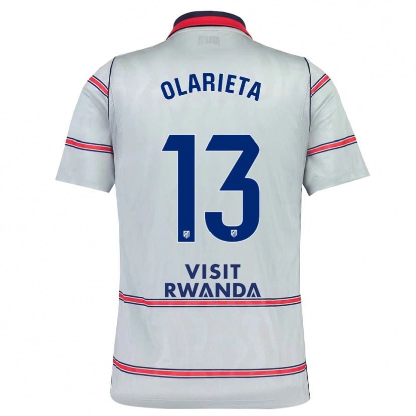Danxen Criança Camisola Miguel Olarieta #13 Cinza Vermelho Azul Marinho Terceiro 2026/27 Camisa Brasil