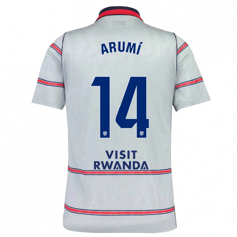 Danxen Criança Camisola Joel Arumí #14 Cinza Vermelho Azul Marinho Terceiro 2026/27 Camisa Brasil