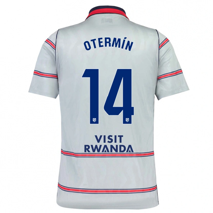 Danxen Criança Camisola Rosa Otermín #14 Cinza Vermelho Azul Marinho Terceiro 2026/27 Camisa Brasil