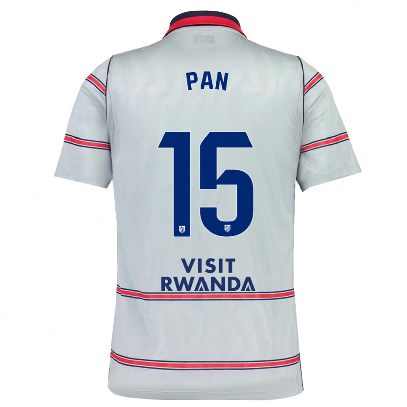 Danxen Criança Camisola Pablo Pan #15 Cinza Vermelho Azul Marinho Terceiro 2026/27 Camisa Brasil