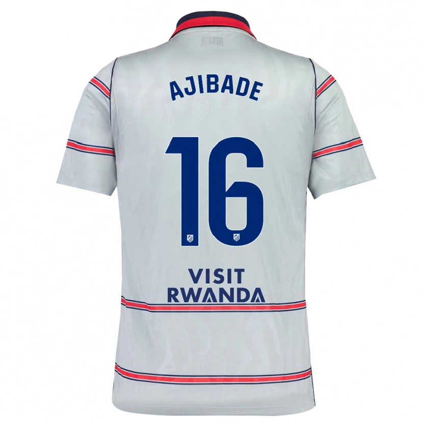Danxen Criança Camisola Rasheedat Ajibade #16 Cinza Vermelho Azul Marinho Terceiro 2026/27 Camisa Brasil