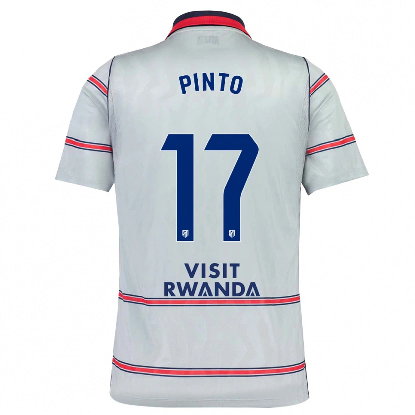 Danxen Criança Camisola Tatiana Pinto #17 Cinza Vermelho Azul Marinho Terceiro 2026/27 Camisa Brasil
