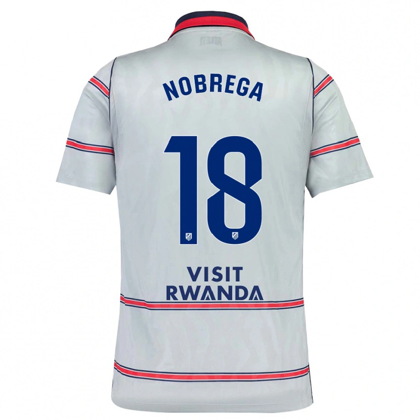 Danxen Criança Camisola Abraham Nobrega #18 Cinza Vermelho Azul Marinho Terceiro 2026/27 Camisa Brasil