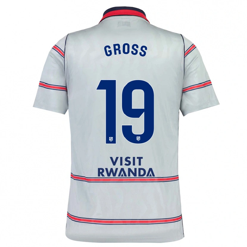 Danxen Criança Camisola Gonzalo Gross #19 Cinza Vermelho Azul Marinho Terceiro 2026/27 Camisa Brasil