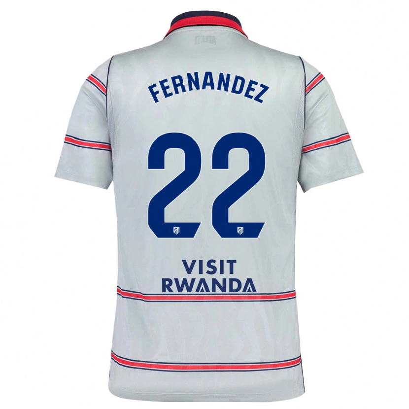Danxen Criança Camisola David Fernández #22 Cinza Vermelho Azul Marinho Terceiro 2026/27 Camisa Brasil