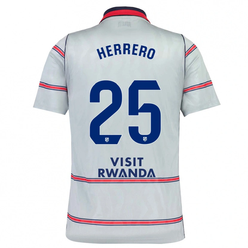 Danxen Criança Camisola Alex Herrero #25 Cinza Vermelho Azul Marinho Terceiro 2026/27 Camisa Brasil
