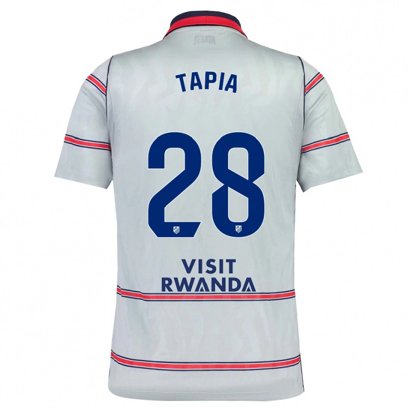 Danxen Criança Camisola Unai Tapia #28 Cinza Vermelho Azul Marinho Terceiro 2026/27 Camisa Brasil