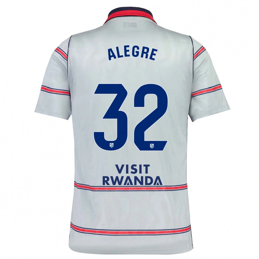 Danxen Criança Camisola Juan Alegre #32 Cinza Vermelho Azul Marinho Terceiro 2026/27 Camisa Brasil