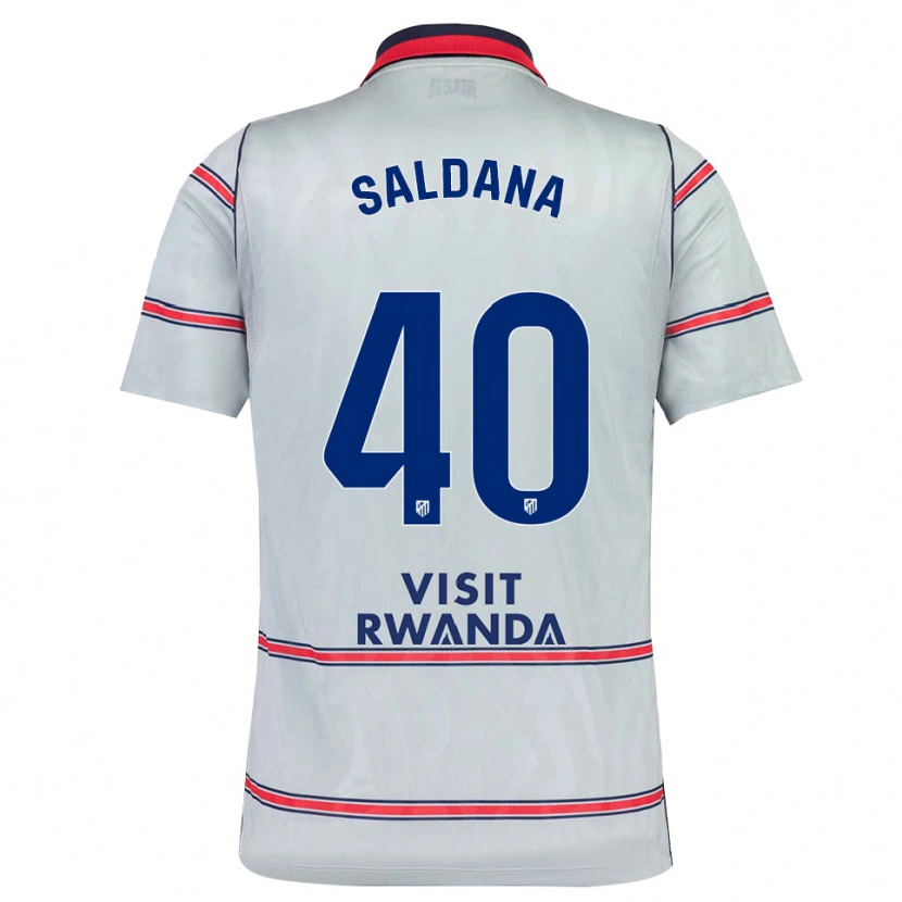 Danxen Criança Camisola Jose Saldana #40 Cinza Vermelho Azul Marinho Terceiro 2026/27 Camisa Brasil