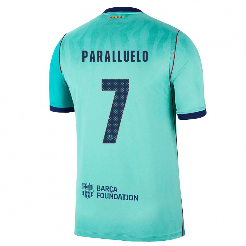 Danxen Criança Camisola Salma Paralluelo #7 Água Turquesa Escura Azul Real Terceiro 2026/27 Camisa Brasil