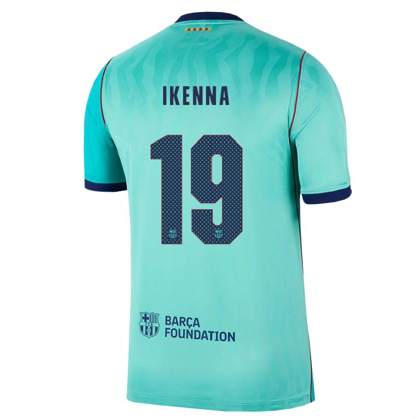 Danxen Criança Camisola Divine Ikenna #19 Água Turquesa Escura Azul Real Terceiro 2026/27 Camisa Brasil