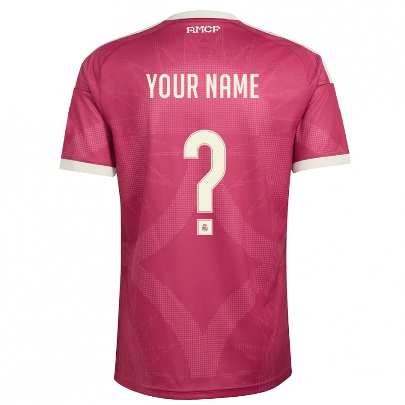 Danxen Criança Camisola Seu Nome #0 Vermelho Pálido Violeta Branco Terceiro 2026/27 Camisa Brasil
