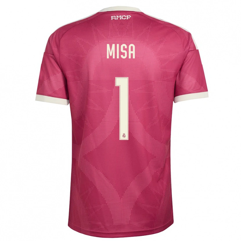 Danxen Criança Camisola Misa Rodríguez #1 Vermelho Pálido Violeta Branco Terceiro 2026/27 Camisa Brasil
