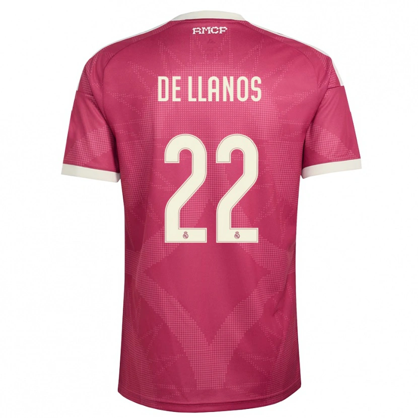 Danxen Criança Camisola Hugo De Llanos #22 Vermelho Pálido Violeta Branco Terceiro 2026/27 Camisa Brasil