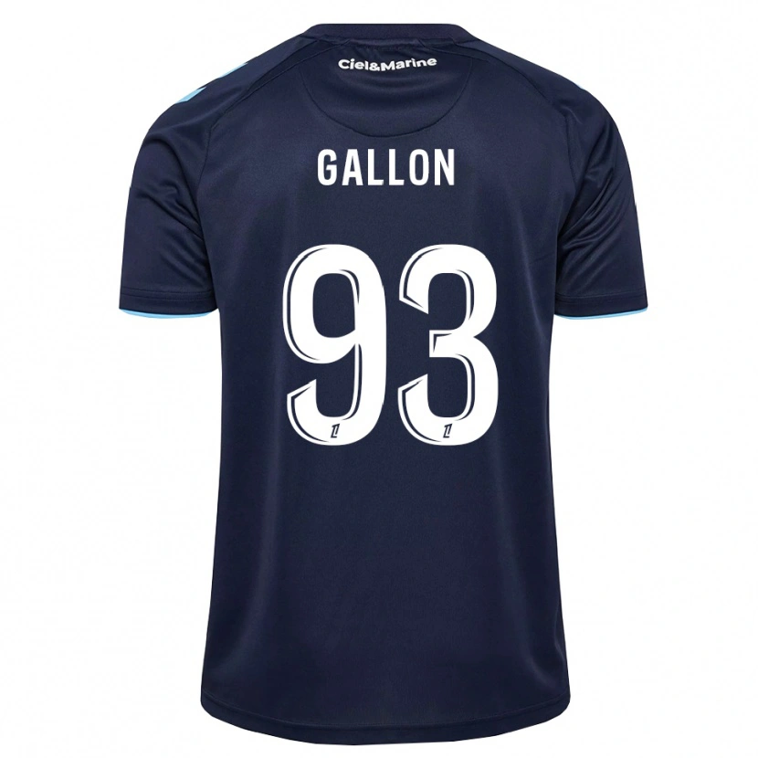 Danxen Criança Camisola Gauthier Gallon #93 Azul Centáurea Azul Meia-Noite Principal 2026/27 Camisa Brasil