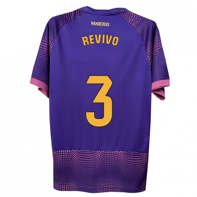 Danxen Criança Camisola Roy Revivo #3 Branco Rosa Roxo Alternativa 2026/27 Camisa Brasil