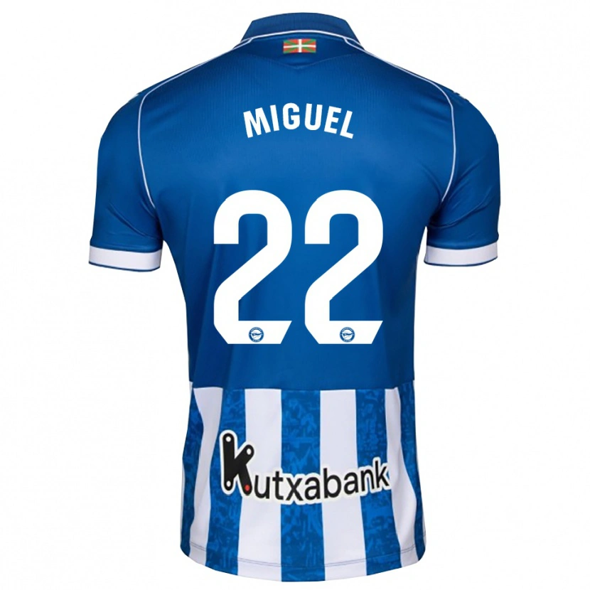 Danxen Homem Camisola Miguel Rodríguez #22 Azul Branco Preto Principal 2026/27 Camisa Brasil