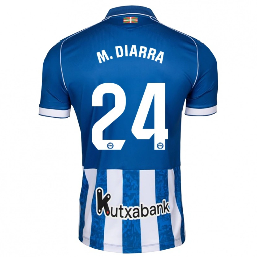 Danxen Homem Camisola Moussa Diarra #24 Azul Branco Preto Principal 2026/27 Camisa Brasil