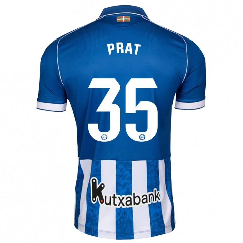Danxen Homem Camisola Jaric Prat #35 Azul Branco Preto Principal 2026/27 Camisa Brasil