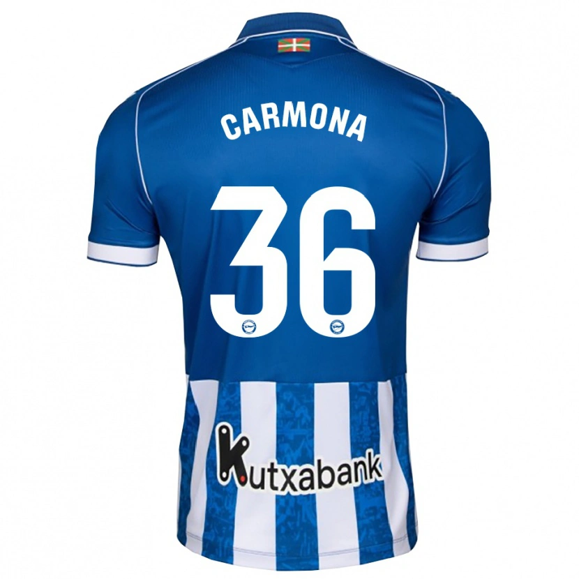 Danxen Homem Camisola Ander Carmona #36 Azul Branco Preto Principal 2026/27 Camisa Brasil