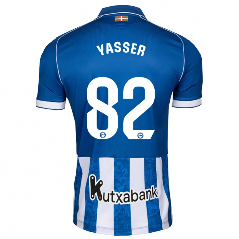 Danxen Homem Camisola Omar Yasser #82 Azul Branco Preto Principal 2026/27 Camisa Brasil