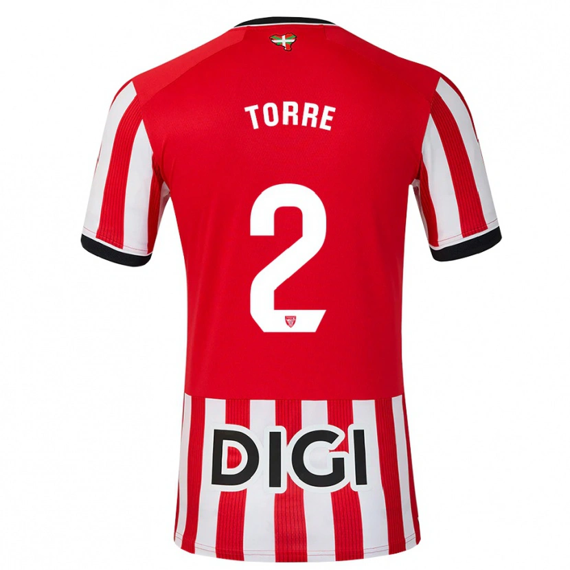 Danxen Homem Camisola Maddi Torre #2 Vermelho Preto Branco Principal 2026/27 Camisa Brasil