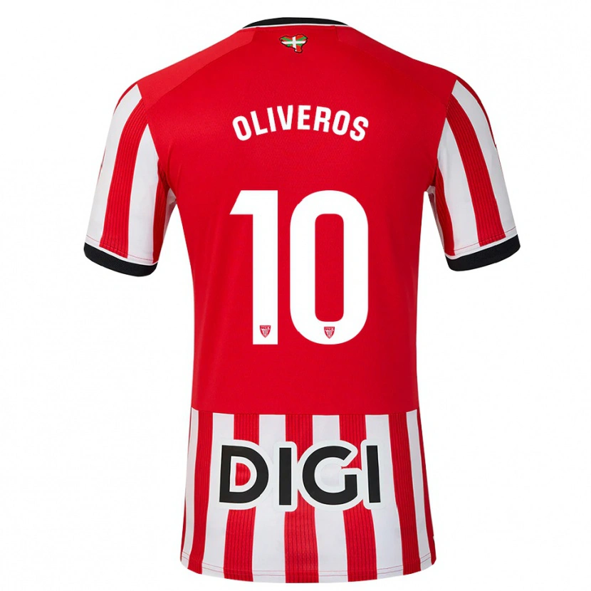 Danxen Homem Camisola Aimar Oliveros #10 Vermelho Preto Branco Principal 2026/27 Camisa Brasil