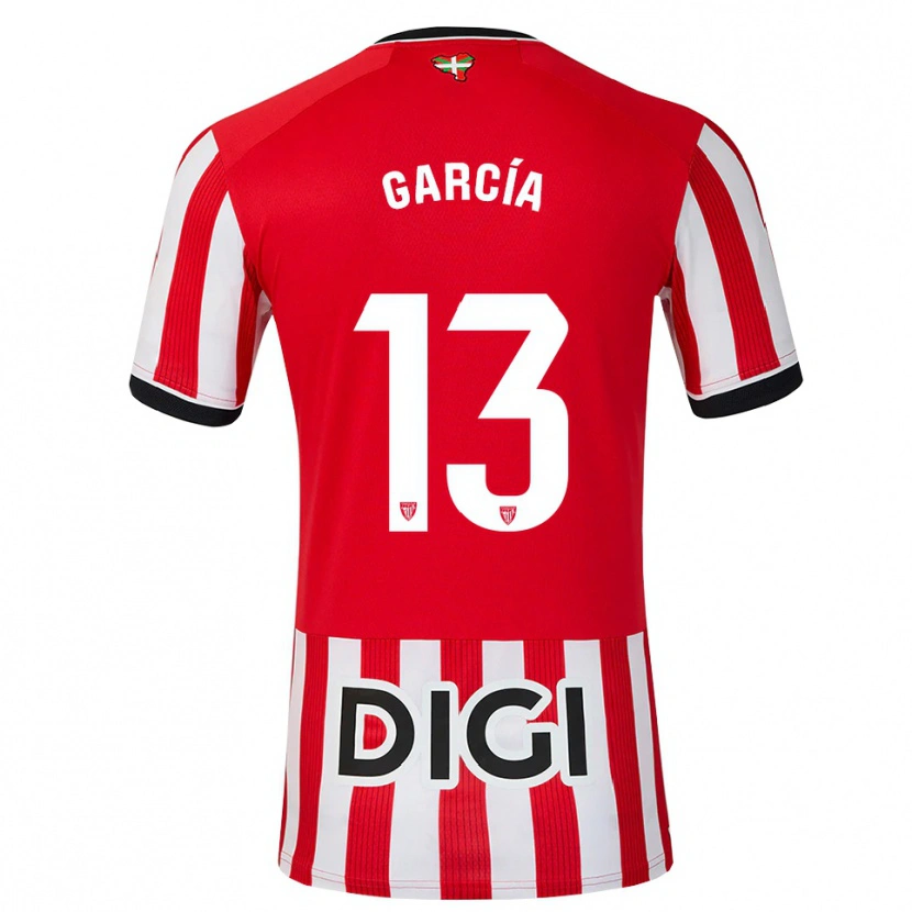 Danxen Homem Camisola Simón García #13 Vermelho Preto Branco Principal 2026/27 Camisa Brasil