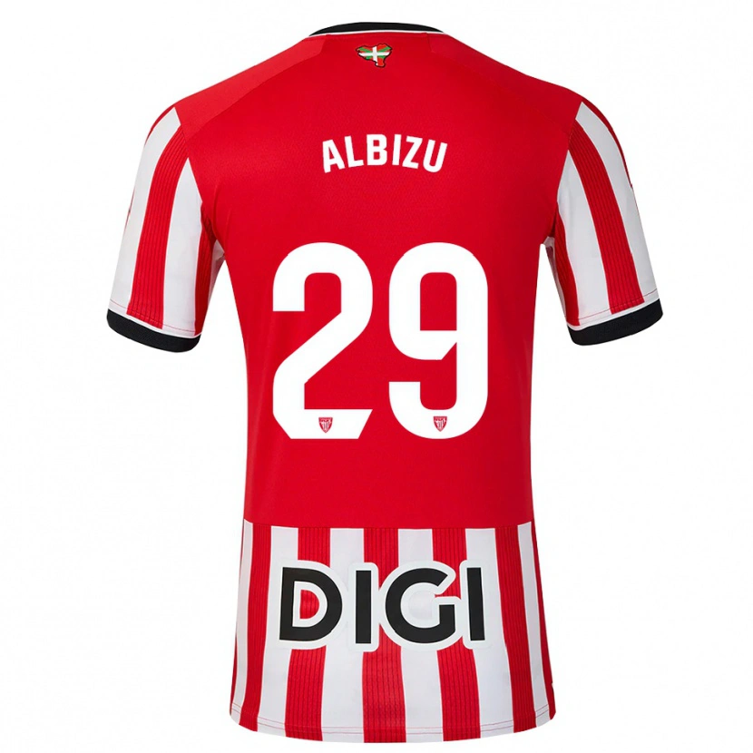Danxen Homem Camisola Alain Albizu #29 Vermelho Preto Branco Principal 2026/27 Camisa Brasil