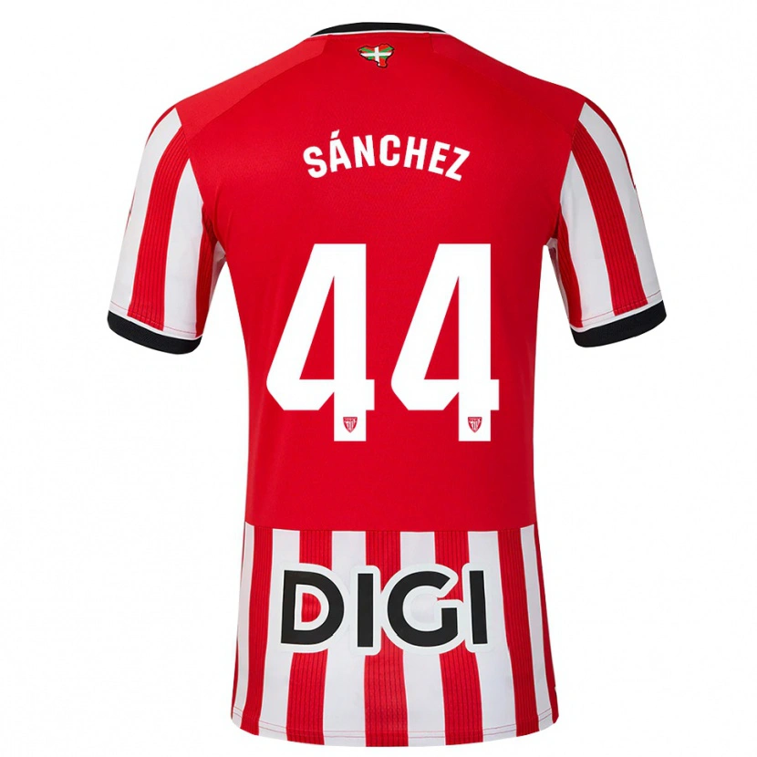 Danxen Homem Camisola Selton Sánchez #44 Vermelho Preto Branco Principal 2026/27 Camisa Brasil