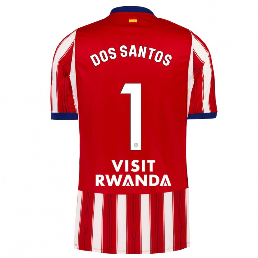 Danxen Homem Camisola Alex Dos Santos #1 Azul Real Vermelho Branco Principal 2026/27 Camisa Brasil