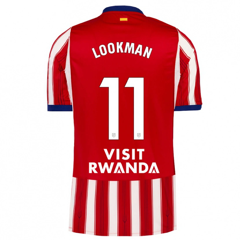 Danxen Homem Camisola Ademola Lookman #11 Azul Real Vermelho Branco Principal 2026/27 Camisa Brasil