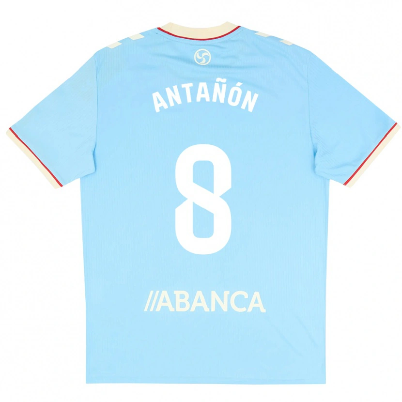 Danxen Homem Camisola Andrés Antañón #8 Azul Céu Branco Vermelho Principal 2026/27 Camisa Brasil