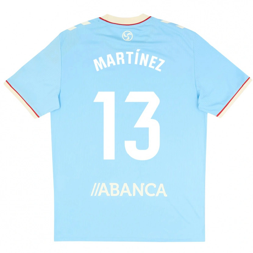 Danxen Homem Camisola Naiara Martínez #13 Azul Céu Branco Vermelho Principal 2026/27 Camisa Brasil