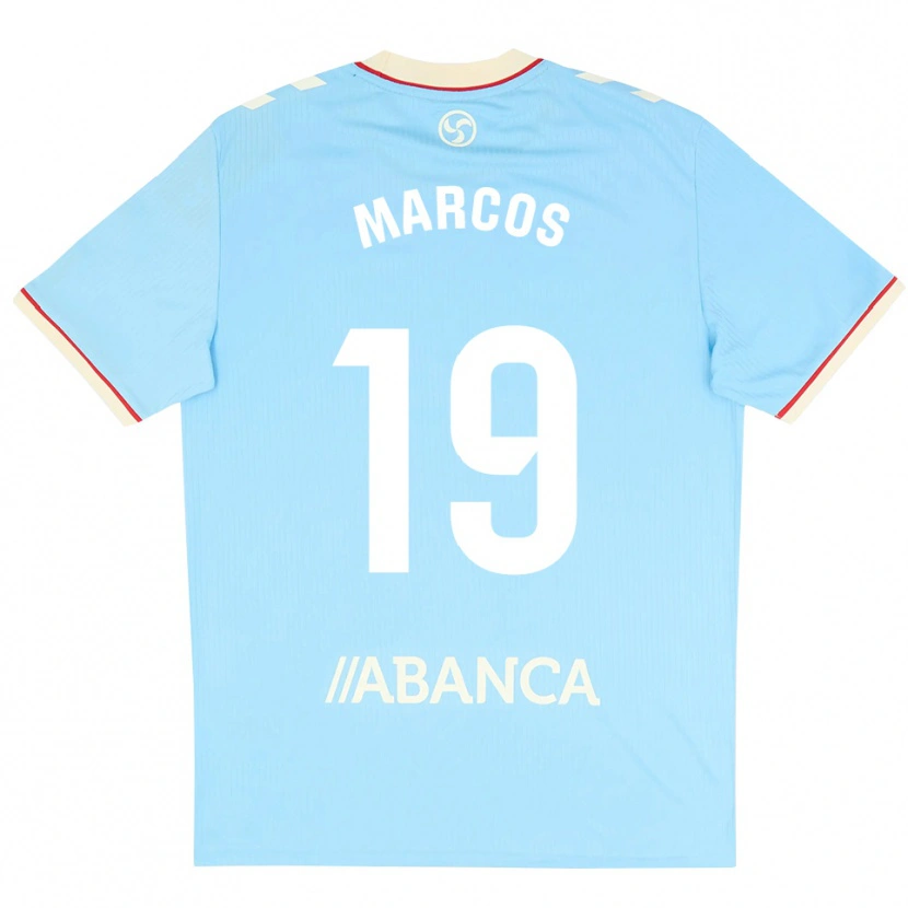 Danxen Homem Camisola Óscar Marcos #19 Azul Céu Branco Vermelho Principal 2026/27 Camisa Brasil