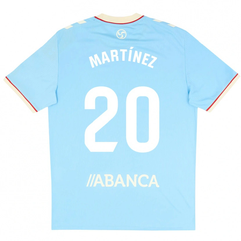 Danxen Homem Camisola Lara Martínez #20 Azul Céu Branco Vermelho Principal 2026/27 Camisa Brasil