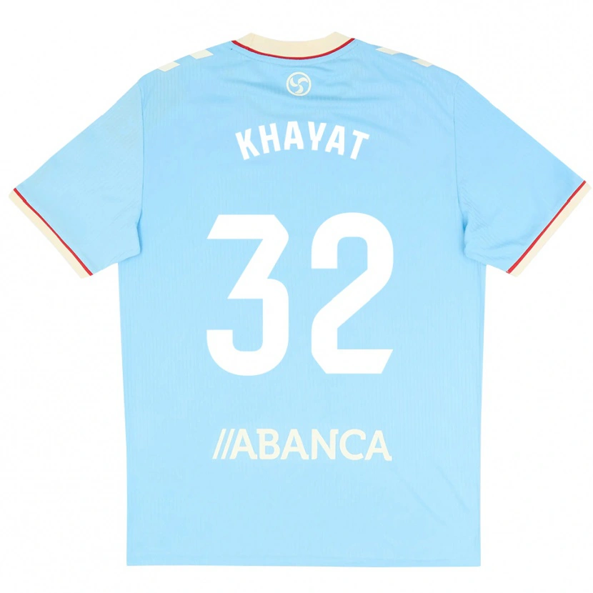 Danxen Homem Camisola Anthony Khayat #32 Azul Céu Branco Vermelho Principal 2026/27 Camisa Brasil