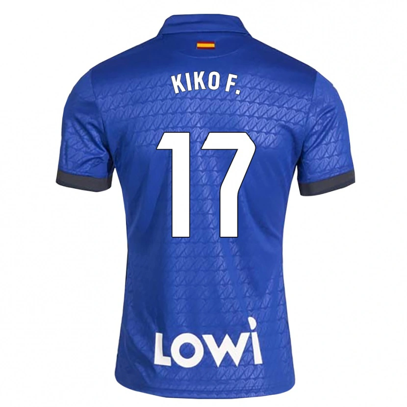 Danxen Homem Camisola Kiko Femenía #17 Azul Branco Preto Principal 2026/27 Camisa Brasil