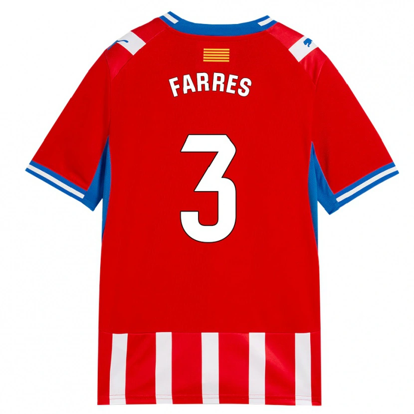 Danxen Homem Camisola Biel Farrés #3 Vermelho Branco Azul Céu Principal 2026/27 Camisa Brasil