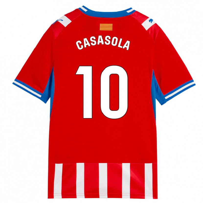 Danxen Homem Camisola Derek Casasola #10 Vermelho Branco Azul Céu Principal 2026/27 Camisa Brasil