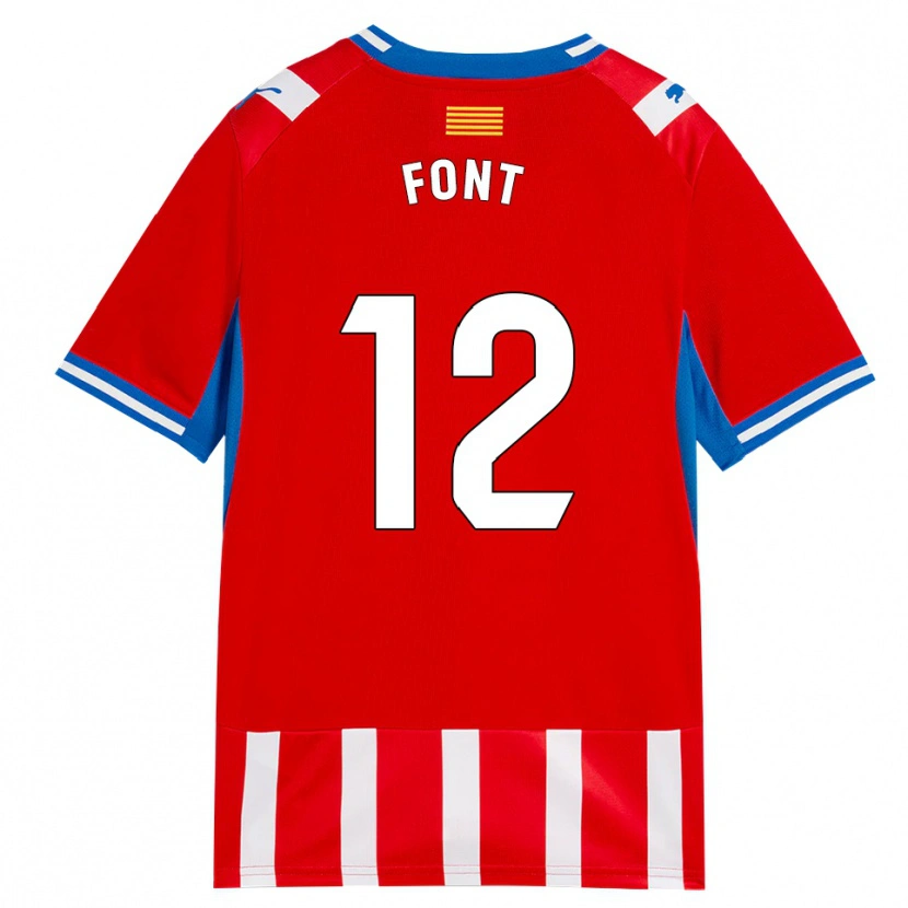 Danxen Homem Camisola Jordi Font #12 Vermelho Branco Azul Céu Principal 2026/27 Camisa Brasil